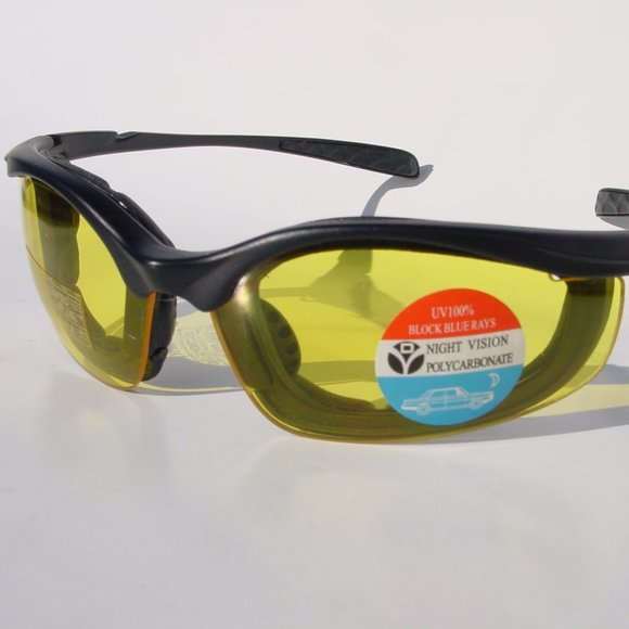 NWT Sports Wrap semi-rimless blade w/gasket foam (motorcycle/cycling) eyewear - Picture 2 of 10
